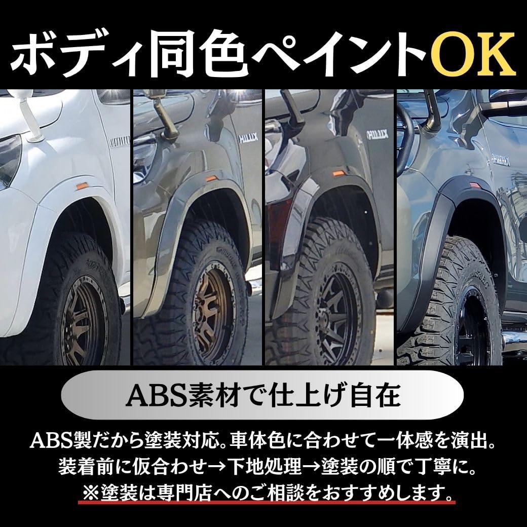 Amazon | GI☆GEAR オーバーフェンダー/フェンダーフレア スリムタイプ